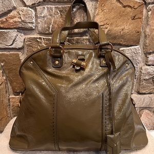 Yves Saint Laurent Large Muse Bag (Grey)
